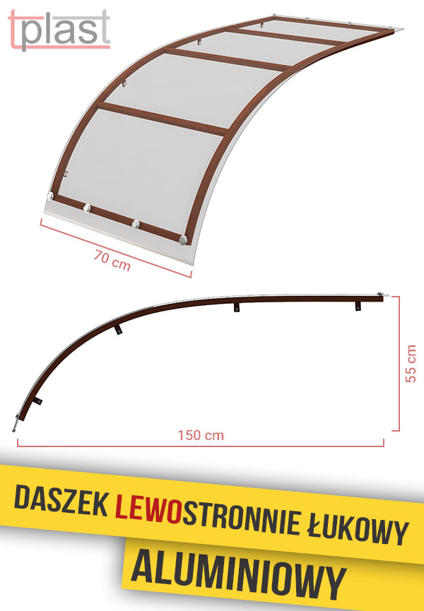 daszek-lewostronnie-łukowy-150x70cm-DLLA150X70K-TECH